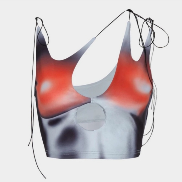 “Thermostimulative Slanted Shoulder Top” - Picture 1 of 5